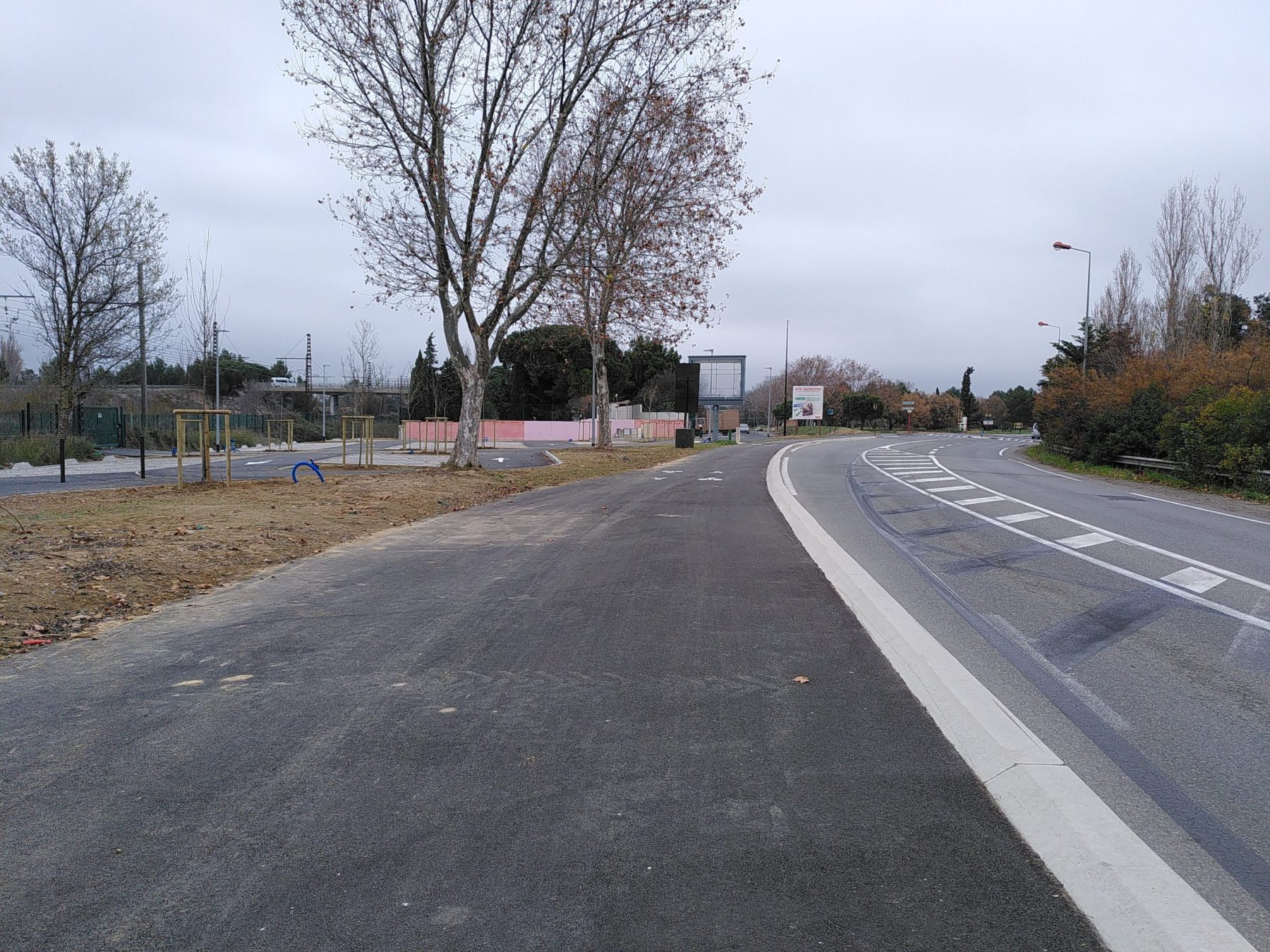 Piste cyclable de l'avenue Carnot terminée