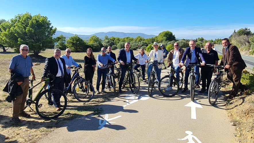 Inauguration voie verte Leucate-La Franqui