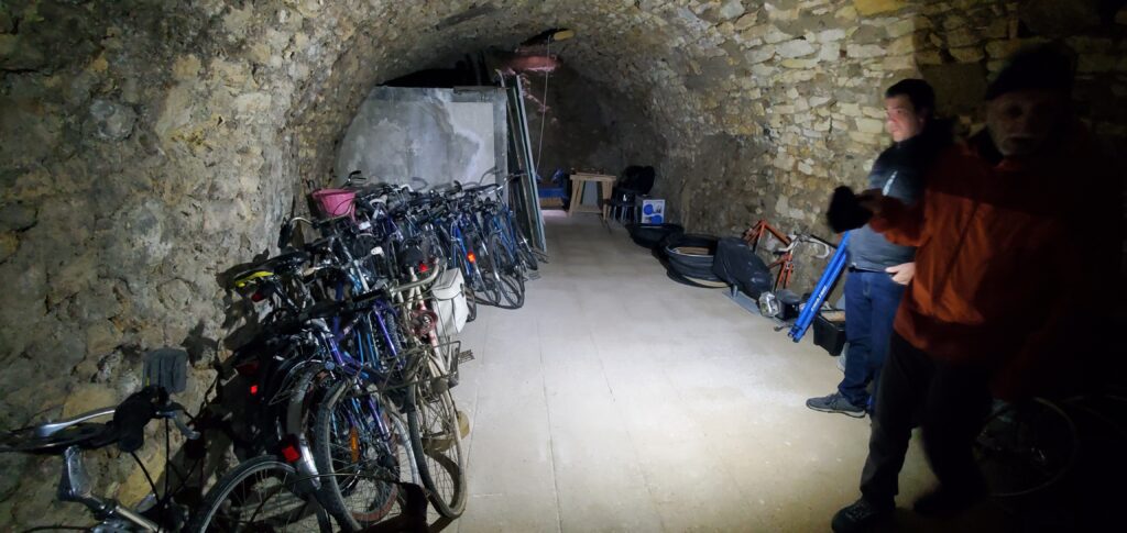 Sous-sol de l'atelier