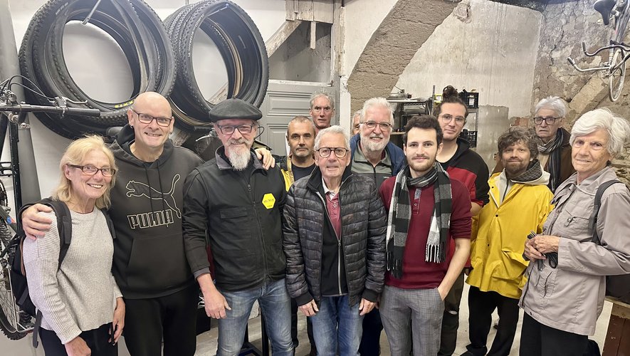 Photo de l'Indépendant sur l'inauguration du nouvel atelier