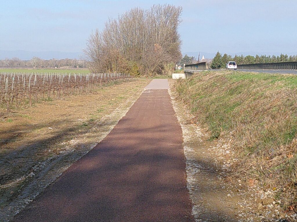 Liaison Raonel-Cuxac réalisée, vue du sud