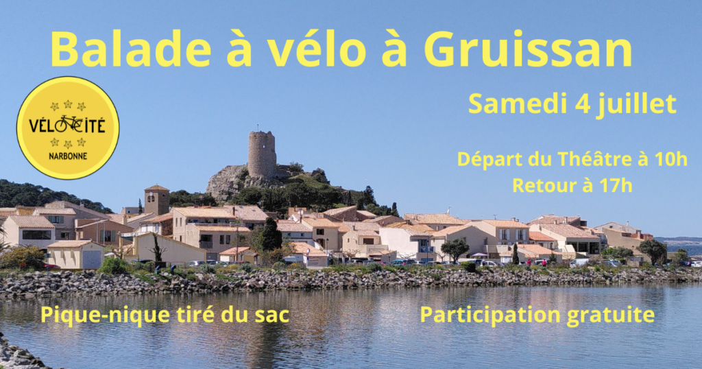 Balade Gruissan 4 juillet